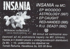 Sga INSANIA: letk - kazeta Woodoo Astrology, 998