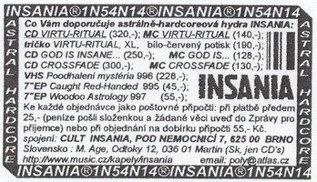 Sga INSANIA: letk, 998